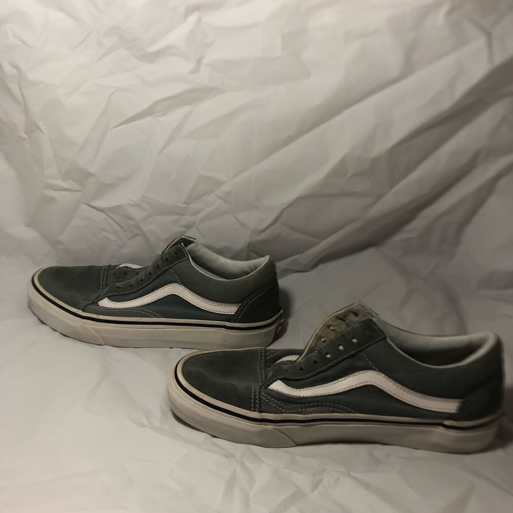Used VANS Green/White Shoes